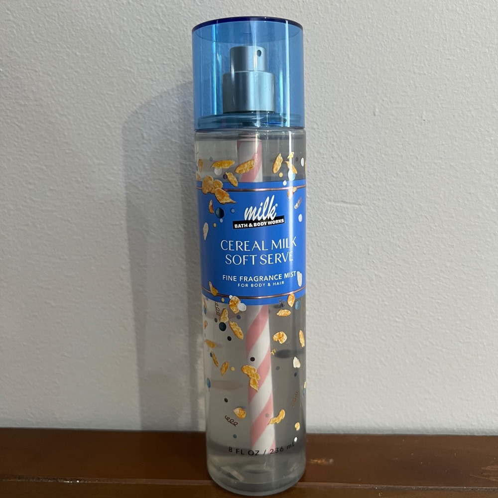 Bath & Body Works Cereal Milk Soft Serve Fine Fragrance Mist 8oz Spray
